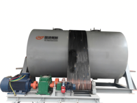 Broyeur à billes en lot avec moteur AC 55 kW, roulement et boîte de vitesses, capacité 1-5 t/h pour le broyage de poudre de minerai d'or
