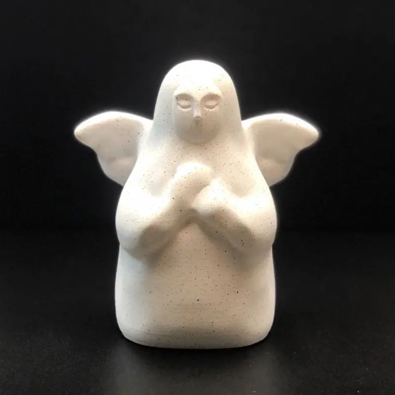 樹脂の天使の彫像ミニチュア祈りケルブ愛らしいケルブ天使の置物装飾品デスクトップの家の装飾工芸品宗教的な贈り物