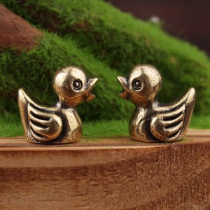 Statuette <span class=keywords><strong>in</strong></span> Metallo a Forma di Anatra <span class=keywords><strong>in</strong></span> Ottone, Artigianato <span class=keywords><strong>in</strong></span> <span class=keywords><strong>Bronzo</strong></span>, Graziose Decorazioni da Scrivania a Forma di Anatra - Product Image 6