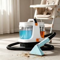 Nettoyeur de tapis portable multi-usages 500W, extracteur de taches puissant pour la maison, les canapés, les tapis, les rideaux et les tissus