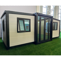 Kit de maisonnette préfabriquée de luxe en acier, résistante au vent fort, style chinois, conteneur modulaire, petite maisonnette, annexe