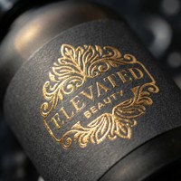 Autocollant adhésif en vinyle holographique personnalisé de luxe, durable, imperméable, pour l'emballage de parfums et de cosmétiques, étiquettes écologiques résistantes à l'huile
