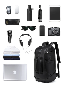 Sacs de voyage personnalisés de haute qualité, imperméables, en PU, sac de sport, sac à dos décontracté unisexe, multi-poches, tendance - Product Image 6