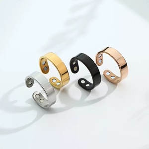 Vente flash Nouvelle <span class=keywords><strong>bague</strong></span> magnétique en acier inoxydable Ouverture magnétique <span class=keywords><strong>Anti</strong></span>-<span class=keywords><strong>ronflement</strong></span> Double aimant <span class=keywords><strong>Bague</strong></span> tendance - Product Image 1
