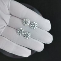Prix de gros de haute qualité VVS Moissanite Pierre précieuse de diamant pour la chaîne cubaine