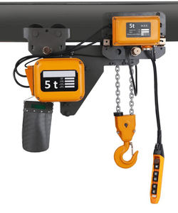 2025 Duurzame Kwaliteit 1T 3T 5T Europese Standaard Er Type Elektrische Ketting Takel Met Haak & Trolley Vohoboo Merk - Product Image 4