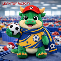 Peluche de Mascota de Fútbol Personalizado, Juguete de Peluche para Eventos Deportivos, Fabricante de Peluches Personalizados OEM ODM, Regalo Promocional
