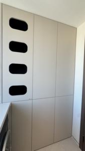 חם למכירה ריהוט אמבטיה כביסה כיור ארון משולב מכונת כביסה עמיד למים ארון - Product Image 5