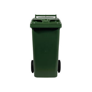 120L jaune 2 roues HDPE recyclable extérieur poubelle haute densité conteneur de déchets fabriqué en Italie Jcoplastic - Product Image 3