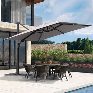 Parasol romain personnalisable en aluminium pour extérieur, abri solaire de jardin, parasol de plage - Product Image 1