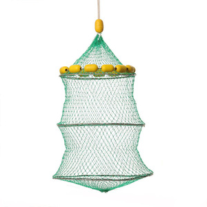 Jaula de pesca con múltiples boyas, red de pesca marina, redes de trampa de polietileno plegables y engrosadas para pescadores - Product Image 5