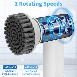Herramientas de Limpieza Eléctricas de Alta Calidad, Cepillos de Limpieza Eléctricos Duraderos y Potentes, Cepillos de Limpieza para el Hogar y Restaurantes - Product Image 6