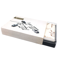 Boîte double pour cartes à jouer, étui de rangement en plastique acrylique transparent avec rabat, personnalisable avec logo, certifiée EN71