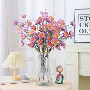 Arreglo de Flores Artificiales, Flores de Seda Mixtas Hechas a Mano, Estilo Moderno para Decoración de Sala de Estar y Bodas - Product Image 4