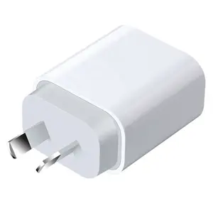 saa认证au插头usbc快速充电电源适配器oem 20w pd充电器，适用于苹果iphone零售