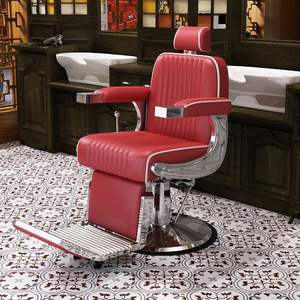 Chaises de barbier personnalisées, chaises de coiffure, chaises de barbier pour salon, chaises hydrauliques robustes pour salons de beauté, vente en gros d'usine - Product Image 3