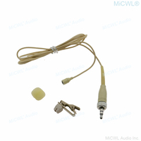 Beige Mini LAVALIER CLIP SUR MICROPHONE OMNI-DIRECTIONAL POUR SK100 EW100 G1 G2 G3 G4 EW300 EW500 3.5mm Local Sennheis Plug Noir