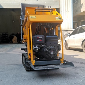 Mini <span class=keywords><strong>brouette</strong></span> à moteur à essence Construction Mini Dumper 500 Kg Track Garden Mini Dumper Tracked Motor Wheelbary - Product Image 1