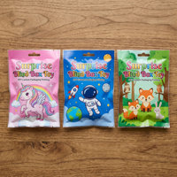 Bolsas de Embalaje Personalizadas para Juguetes Sorpresa, Bolsas con Sellado de Tres Lados, Bolsas de Regalo Sorpresa con Diseño Personalizado