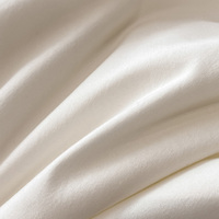 Nouvel Arrivage 2025 – Parure de Lit 4 Pièces en Soie Glacée Brodé Blanc Uni Confortable