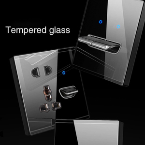 Tường nhà chuyển đổi ánh sáng USB với LED Sạc Nhanh ổ cắm Đàn Piano Key Tempered Glass cắm khách sạn trang trí tùy chỉnh Boutique 2025 - Product Image 6