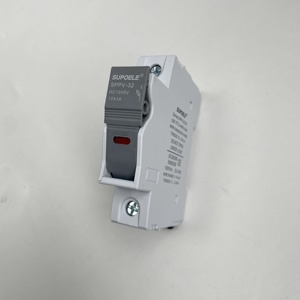 Новый дизайн TUV CE 10*38 мм <span class=keywords><strong>DC</strong></span> 1000V солнечный PV держатель предохранителя Din-рейка со светодиодным светом для установки фотоэлектрических предохранителей - Product Image 6