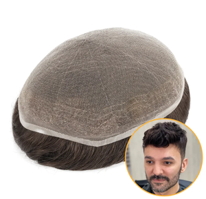スイスレースヘアシステム卸売価格ヘア交換男性Toupee
