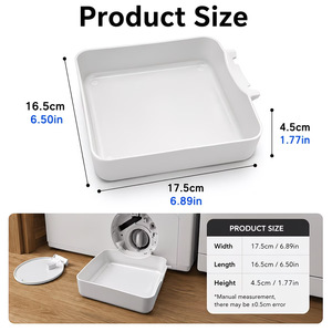 Bandeja de desagüe eléctrica de plástico de 220 V para lavadora, con embudo y prevención de fugas, fácil instalación, tubo de desagüe para - Product Image 5