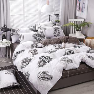 ชุดเครื่องนอนแบบขาวดำชุดคลุมผ้านวมพิมพ์ลายทำจากโรงงาน - Product Image 2