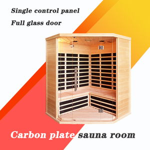 Cabina de Sauna Infrarroja de Placas de Carbono para 1 Persona, Sauna Interior de Madera, Estándar Individual, Varios Tamaños a Elegir - Product Image 6