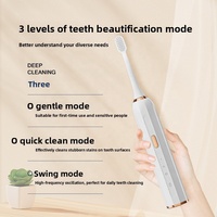 Irrigador Bucal Portátil Impermeable IPX7, Funciona con Batería, Carga Tipo C, Dispositivo de Cuidado Bucal en Inglés, Hecho de Plástico