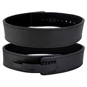 Wholesale Cowhide Leather Waterproof Power Lifting Lever Belt Heavy Duty <b>Strength</b> <b>Training</b> Adjustable Custom Logo Protection - Product Image 1