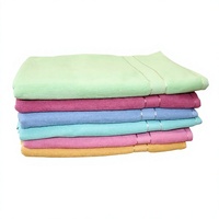 White 100% Cotton Terry Woven Bath Towels Medium Weight Moisture Absorbent Plain Solids Hotel Spa Use