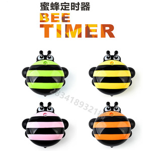 Bee Timer Mechanical Kitchen Timer 60 Min Countdown Plastic Touch Control Cute Cartoon Design - Product Image 4