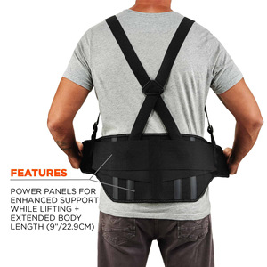 Miglior popolare bretelle removibili sostegno schiena traspirante maglia lombare sollievo dal dolore lombare cintura Sciatica scoliosi - Product Image 3
