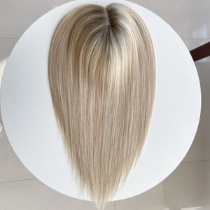 SBT18/60 #   Mini Peluca de Cabello Humano, Base Mono de Alta Calidad, Topper de Cabello, Toupee para Mujer, 100% Cabello Humano para Mujeres con Alopecia - Product Image 5