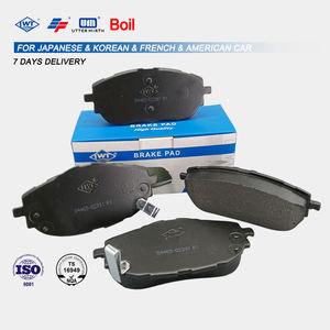 LWT 04465-02391 Autres pièces automobiles Plaquettes <span class=keywords><strong>de</strong></span> frein semi-métalliques <span class=keywords><strong>pour</strong></span> <span class=keywords><strong>Toyota</strong></span> <span class=keywords><strong>Auris</strong></span> Corolla/12-19:Zre17 #   Zre18 # - Product Image 1