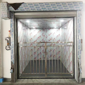 1/3/5 टन लोड 6/8 मीटर उठाने ऊंचाई भारी शुल्क हाइड्रोलिक माल कार्गो लिफ्ट नियंत्रण पैनल के साथ - Product Image 6