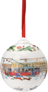 Ornements de Noël en verre personnalisés 2025, verre soufflé à la main, peint à la main, boule de Noël de luxe personnalisée - Product Image 2
