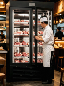 Vitrina Refrigerada KOOS S de 2 Puertas para Maduración de Carne, Control de Temperatura y Humedad, Exhibición de Vidrio para Restaurantes y Carnicerías - Product Image 3