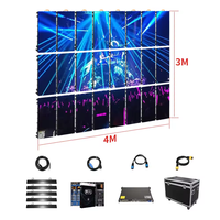 Extérieur P3.91 imperméable à l'eau matrice média location pantalla écran panneau d'affichage led mur vidéo pour concerts événements