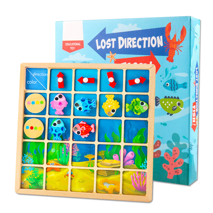 <strong>2026</strong> NEW Design <strong>2</strong> <strong>in</strong> <strong>1</strong> Magnetic Fishing Educational Toy Double-sided Wooden Fishing Game