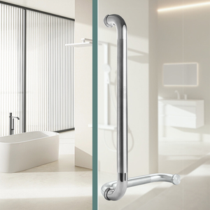 304 Stainless Steel <b>Shower</b> Door Handle Thickened <b>Sliding</b> Door Handle For Bathroom - Product Image 5
