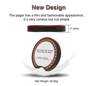 Quán cà phê hàng đợi phân trang Coaster beeper 1 cơ sở 10 Buzzers không thấm nước rung không dây bồi bàn Hệ thống gọi điện thoại máy nhắn tin cho nhà hàng - Product Image 5