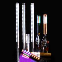 Bastón LED Recargable de Aleación de Aluminio, Luz Estroboscópica de Mano, Servicio VIP para Botellas, Luz de Chispas
