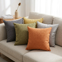 Coussin de canapé personnalisé avec logo, coussin décoratif doux, housse de coussin carrée pour la maison et la chambre