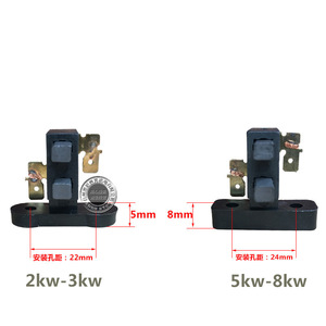 Pièces de générateur à essence à châssis ouvert 2-3KW et 5-6KW, balais de charbon 168F170 188 190, moteur et porte-balais, fréquence 60Hz - Product Image 5