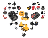 Adaptateur de batterie Li-ion convertir pour outil électrique de marque batteries 18V-20V en différentes batteries d'outil de perceuse sans fil convertir