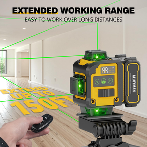 Niveau <span class=keywords><strong>laser</strong></span> rotatif 4D vert à auto-nivellement 360 degrés, mini trépied portable industriel, précision 1 mm, pour bricolage et pose de carrelage - Product Image 6