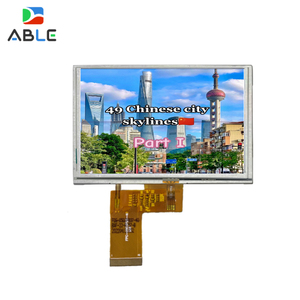 5นิ้วโมดูลจอแสดงผล TFT LCD 800x480 RGB อินเตอร์เฟซหน้าจอสัมผัสแผงแผงสัมผัสแบบ Resistive - Product Image 1